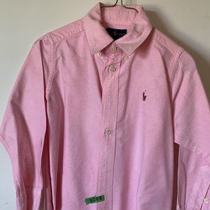 Ralph Lauren - KIDS - Size 4 -Garment-Dyed Cotton Oxford Shirt